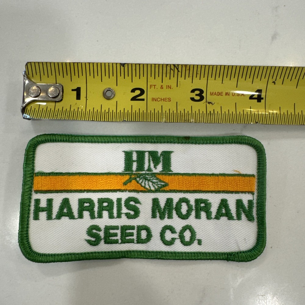 Vintage HM Harris Morgan Seed Company Patch