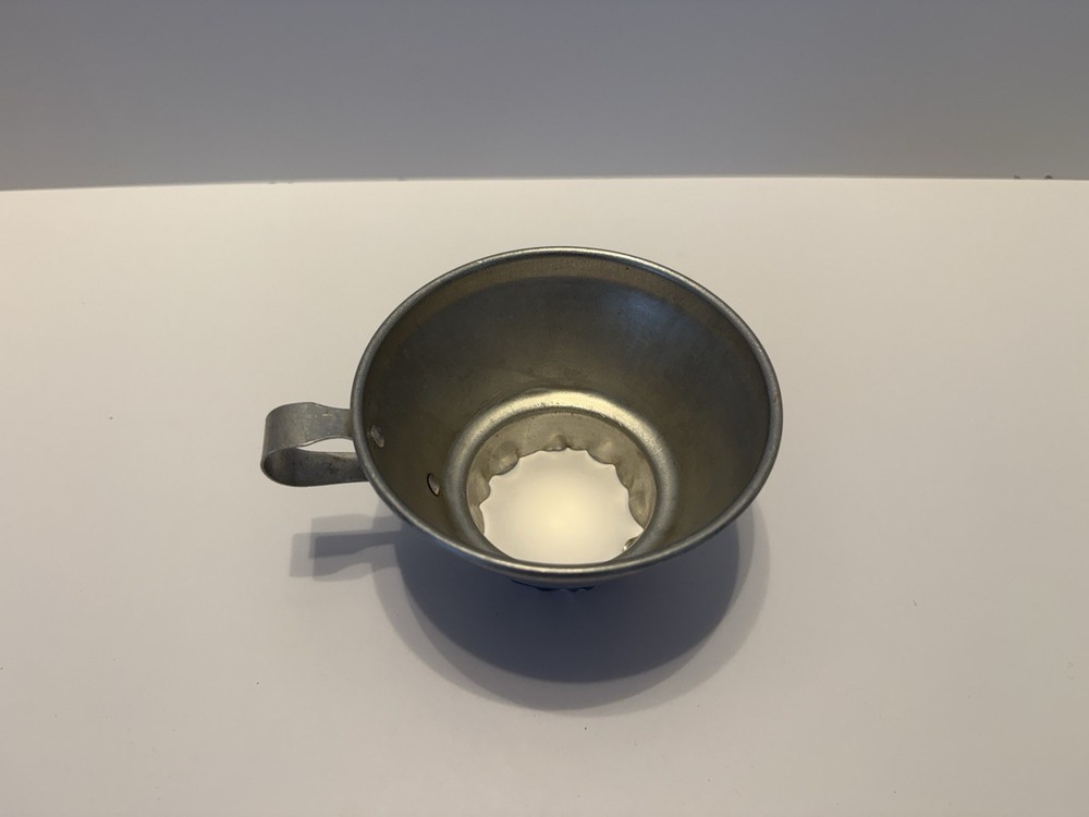 Aluminum Canning Funnel with Handle Vintage Width 4”