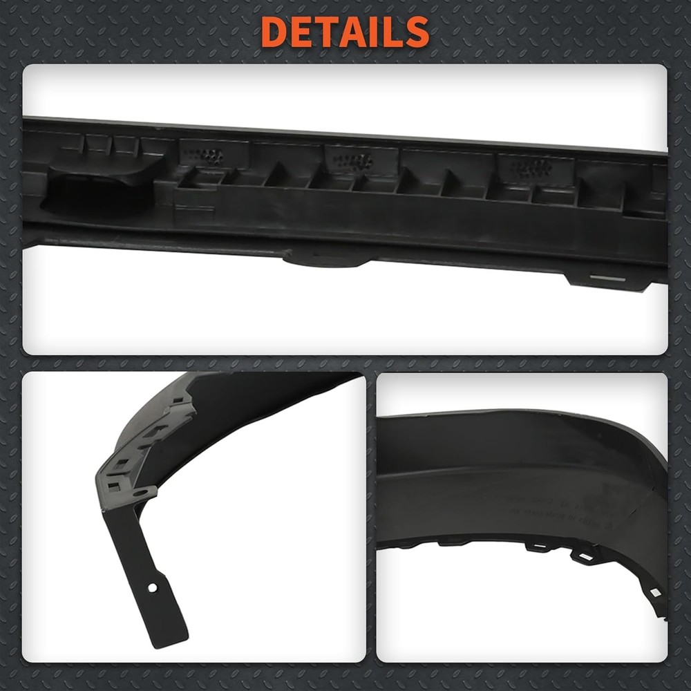 Primed Plastic Front Upper Bumper Cover Replacement for Silverado 1500 2014-2015