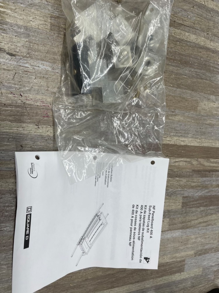 Square D Panelboard accessory, NF, lug kit, subfeed, 400A, aluminum NEW