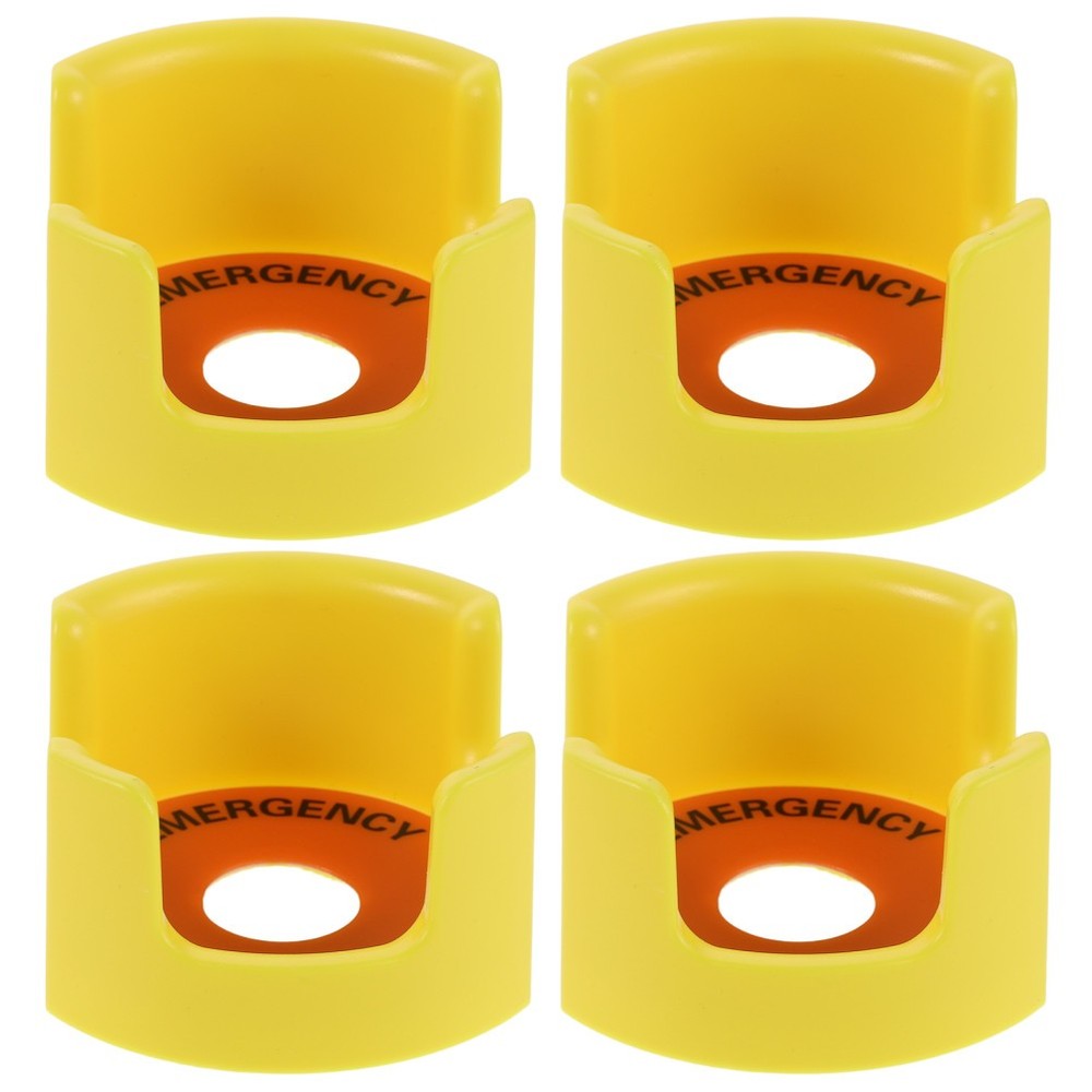 4 Pcs Industrial Button Cover Emergency Protector Stop Protective