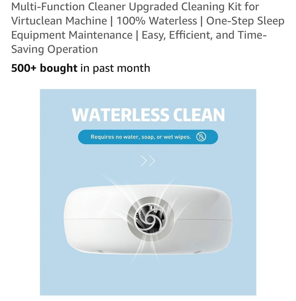 Multi-Function Cleaner Upgraded Cleaning Kit for Virtuclean Machine | 100% Water