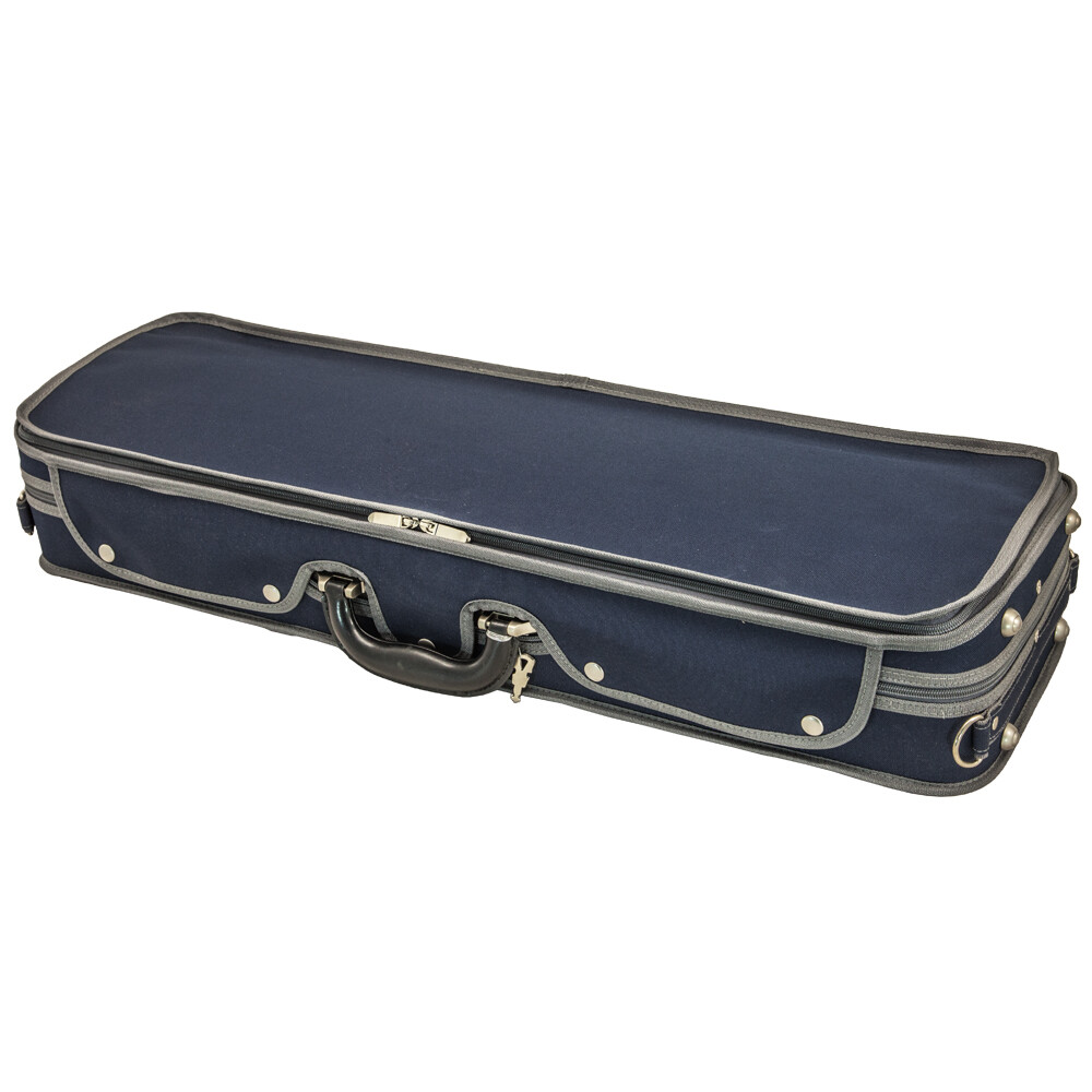 Luxury Euro-Style Solid Wood 4/4 Violin Case Oblong