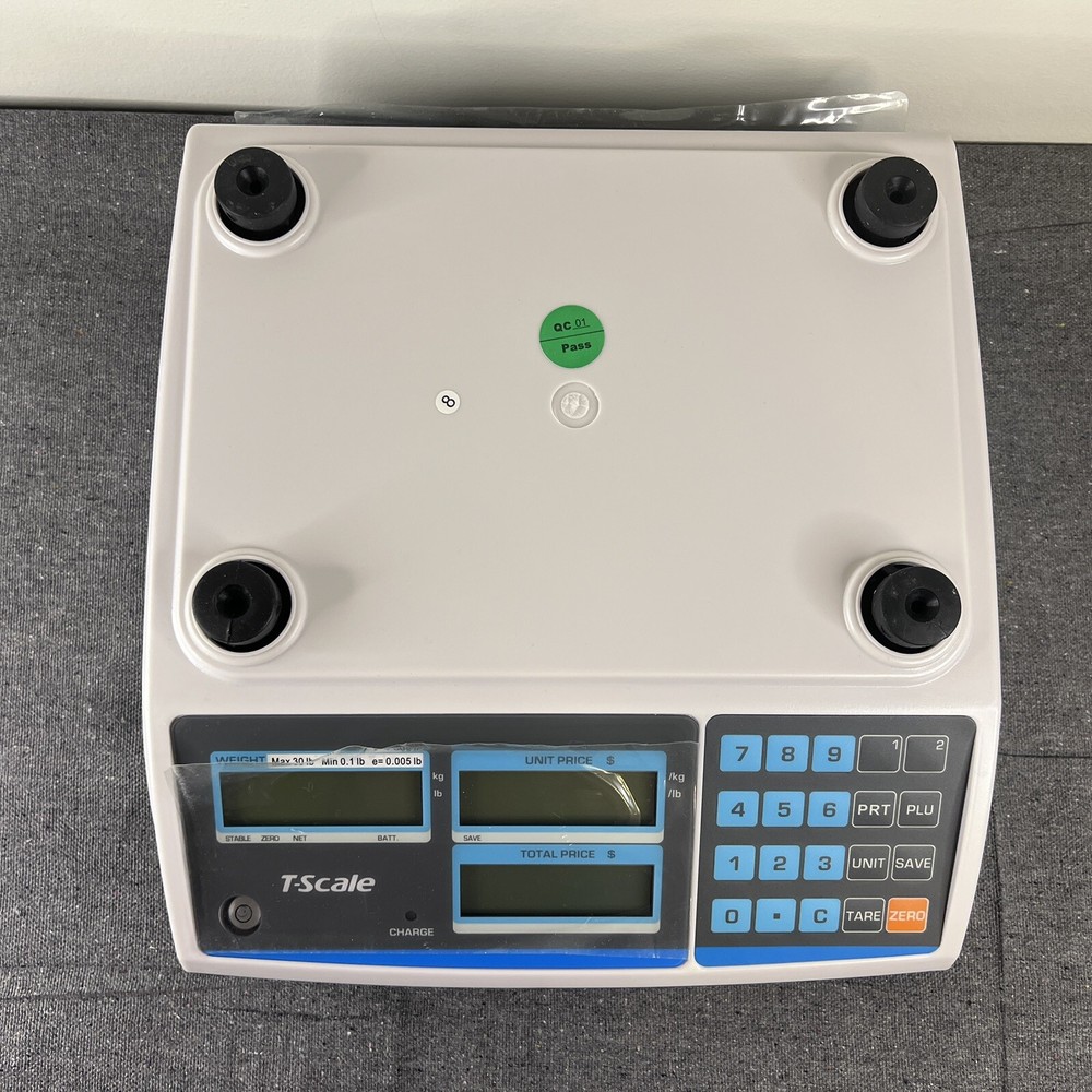 T-Scale ZTP30 Base Price Computing NTEP Package Dual Sided LCD Display READ