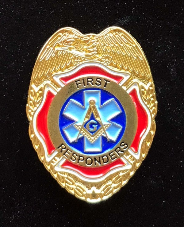 Masonic First Responders Lapel Pin (FRLP-1)