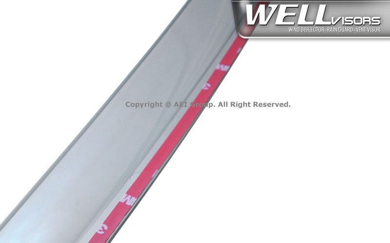WELLvisors for Mazda 3 04-09 Hatchback Side Window Visors Clip-on Wind Deflector