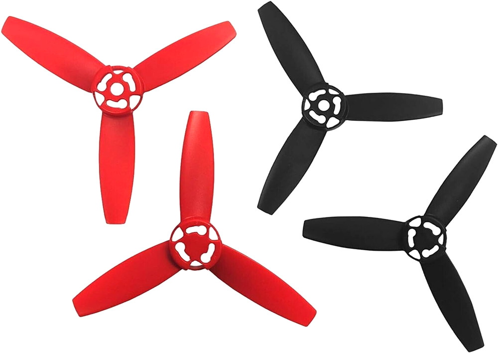 Parrot BEBOP Drone Propellers - Red & Black- 2 Sets