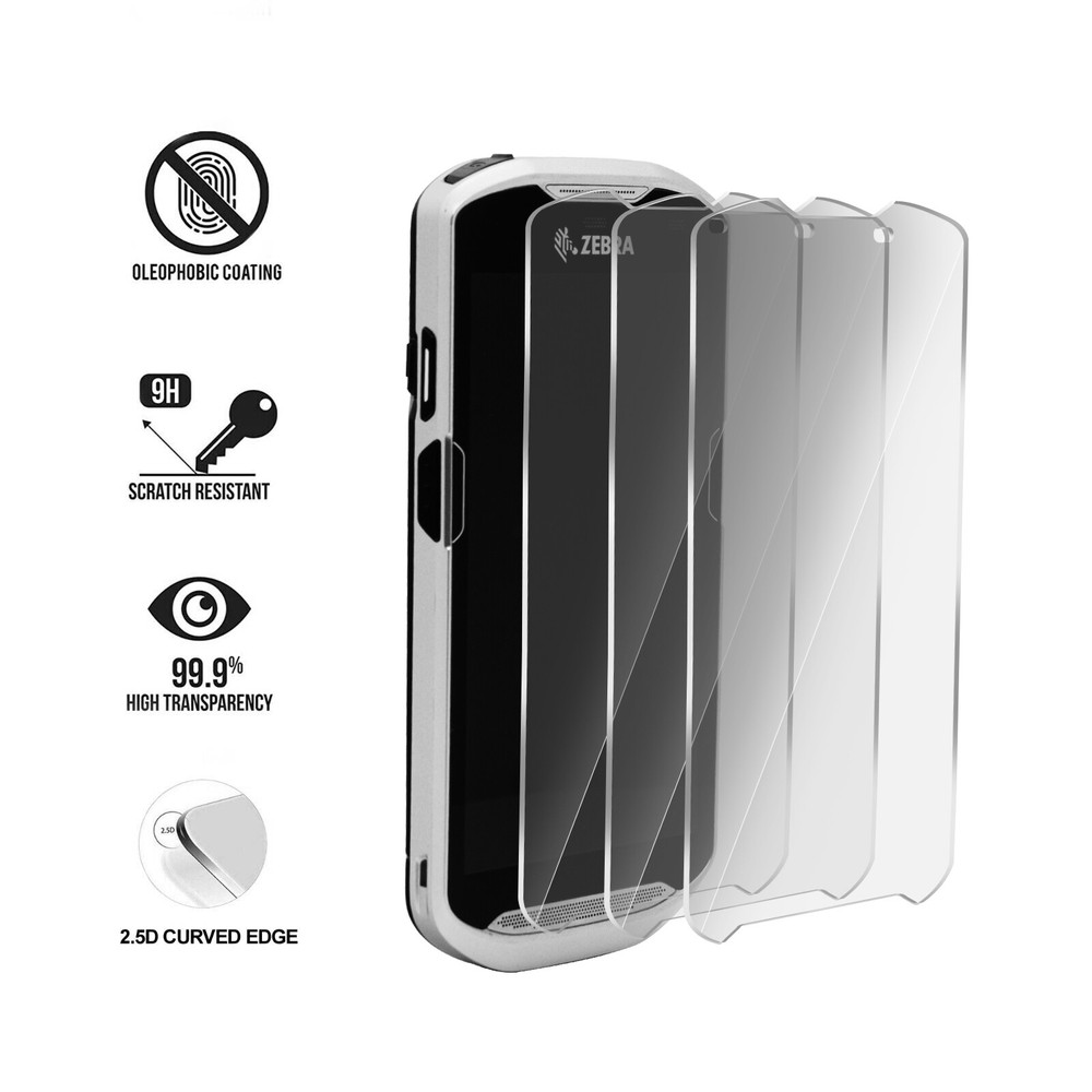 (9-PCS)Screen Protector for Motorola Zebra TC51 TC510K TC56