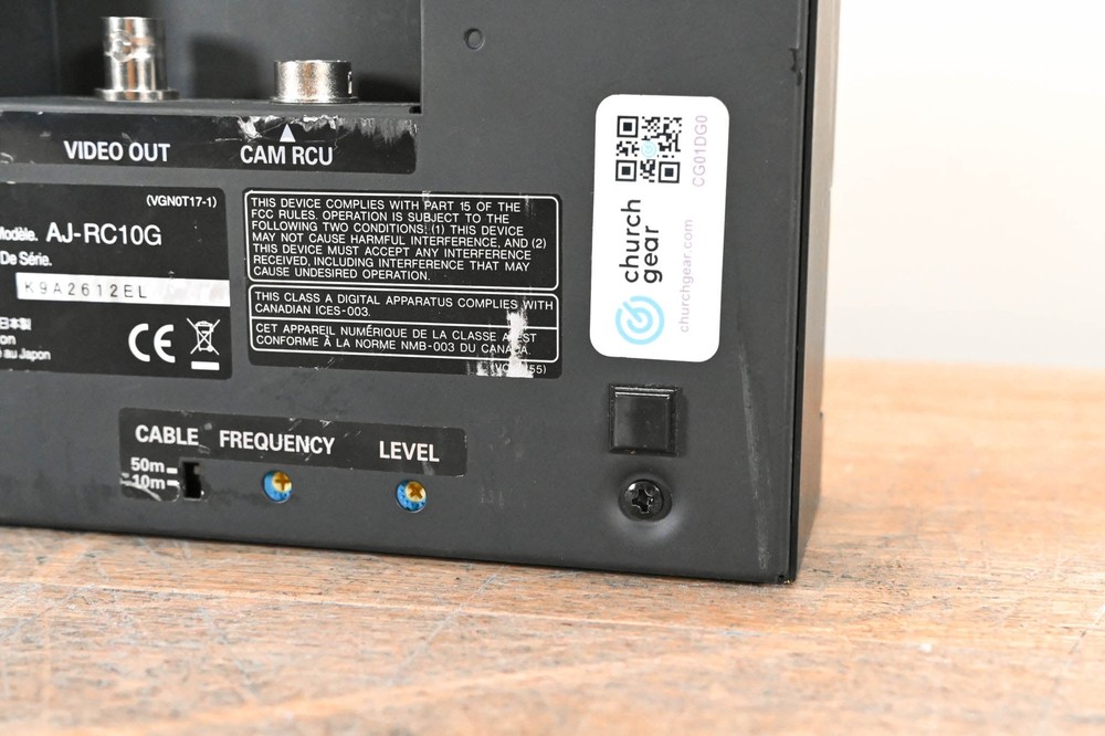 Panasonic AJ-RC10G Remote Control Unit CG01DG0