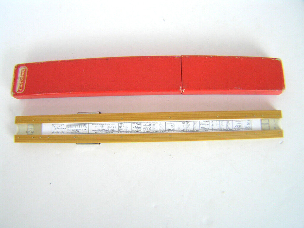 MINTY Frederick Post Mannheim Slide Rule 1447 SUN HEMMI JAPAN