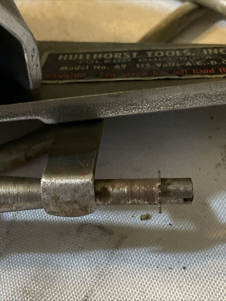 Hullhorst Tools Mica Undercutter Saw Model 69 Working Excellent