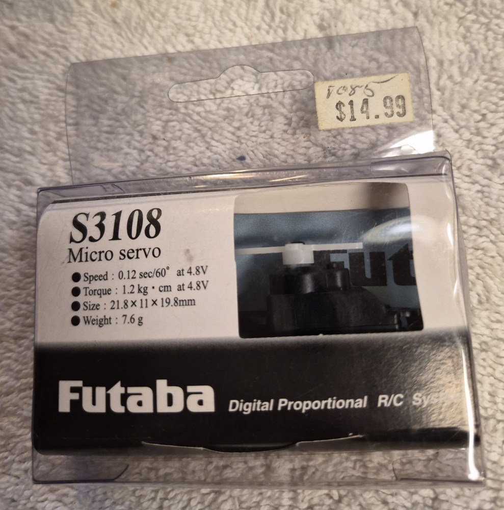 Futaba Servo FP-S3108 Micro Servo for small models sealed package