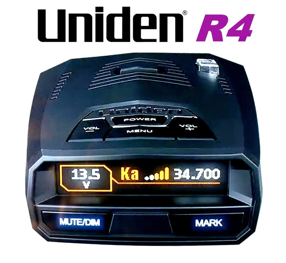 One Nice Permanent Windshield Mount For Uniden R1, 2, 3, 4 & More Radar Detector