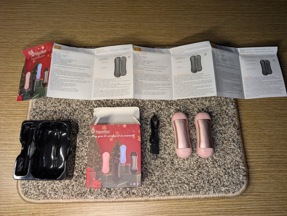 Fandliss Rechargeable Hand Warmers - Open Box