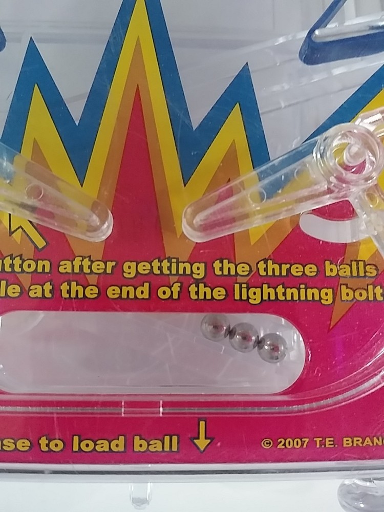 Miniature Pinball Machine TE Brangs 2007 Tabletop Toy