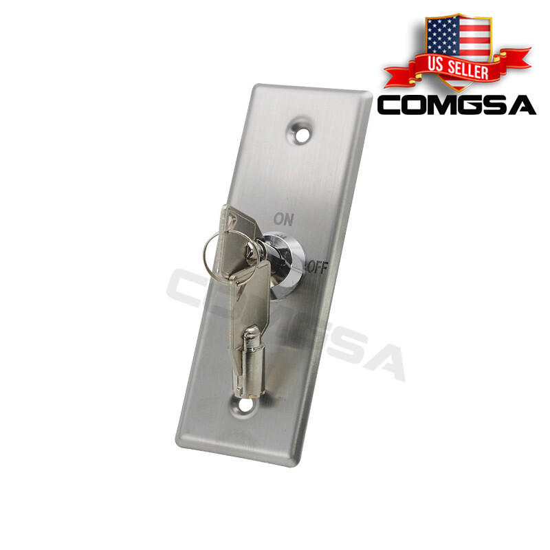 Key Switch Exit Switches modular for Door Release Access Control  DC 12V w 2 Key