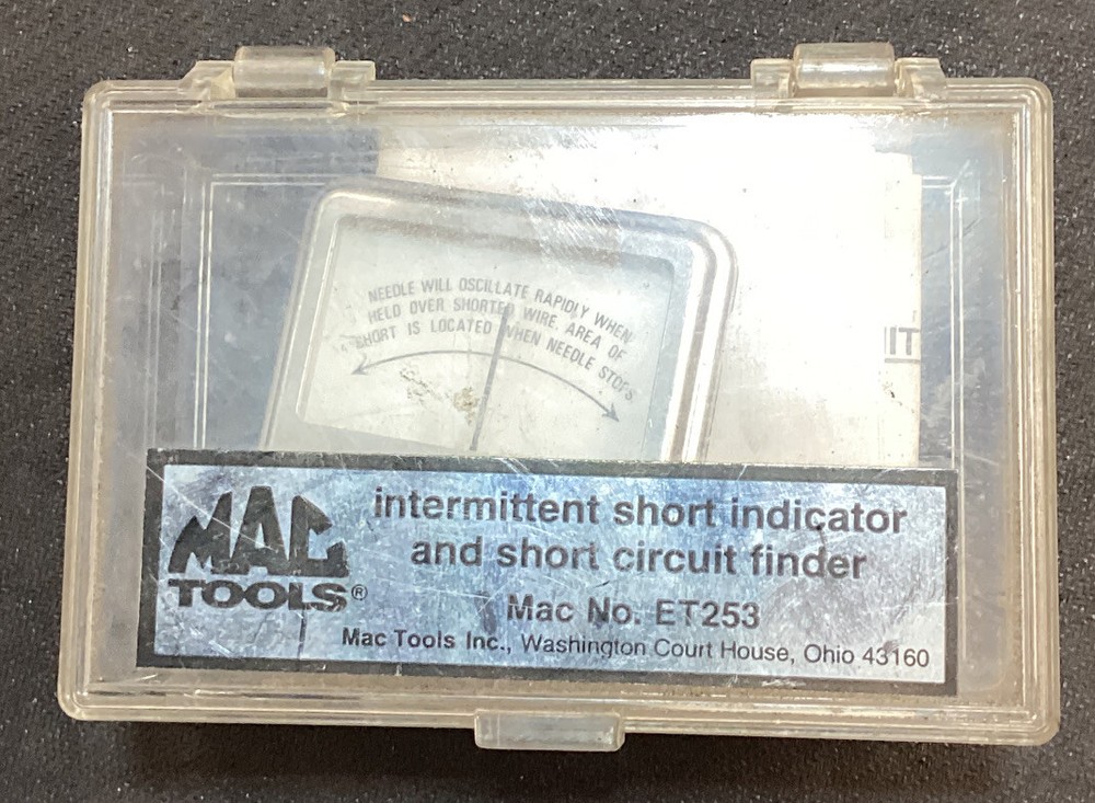 Mac Tool Intermittent Short Indicator And Short Circuit Finder Et253