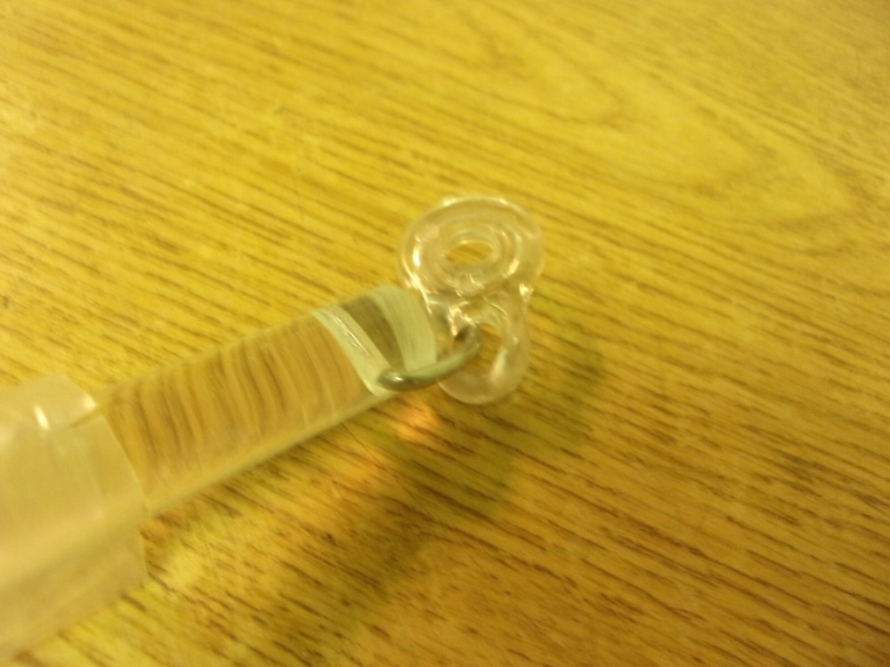 36" Clear Acrylic Baton With Plastic Adapter BA72A