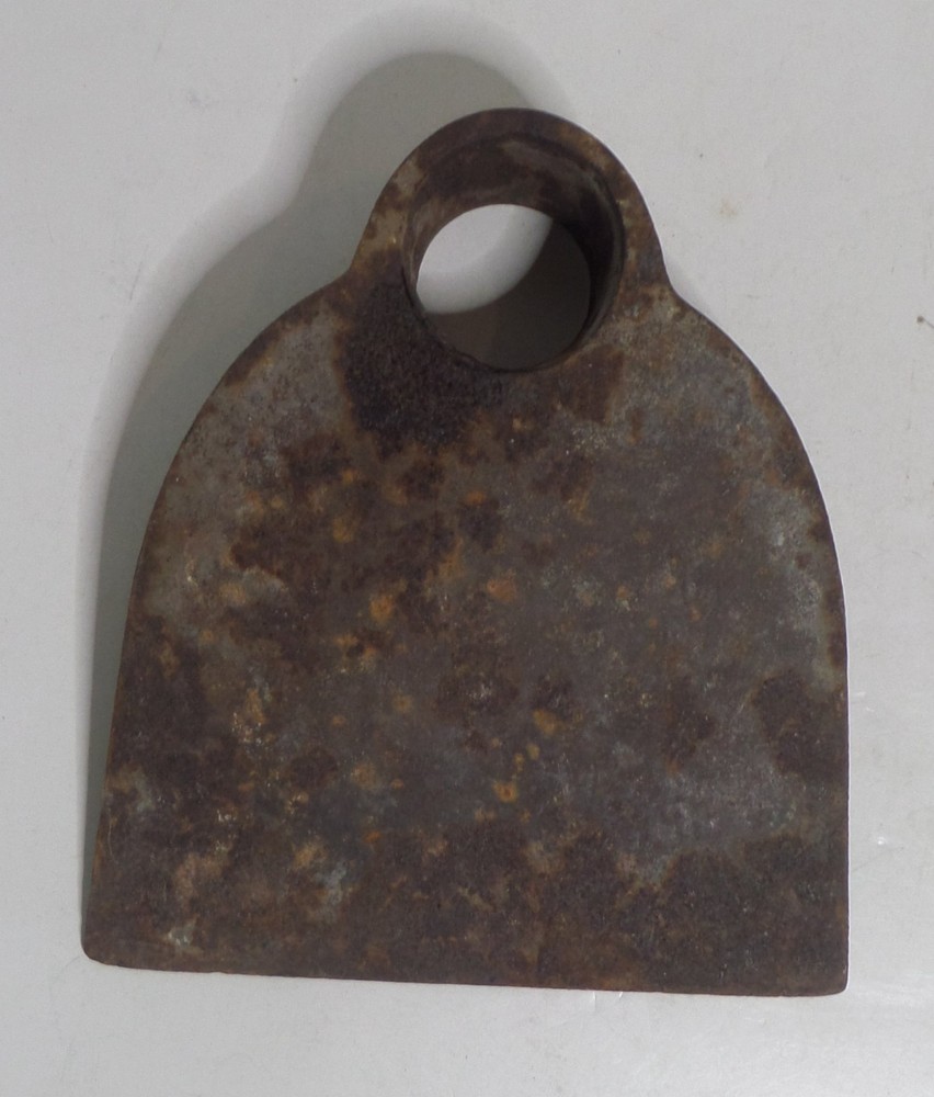 old hoe head steel rustic vintage