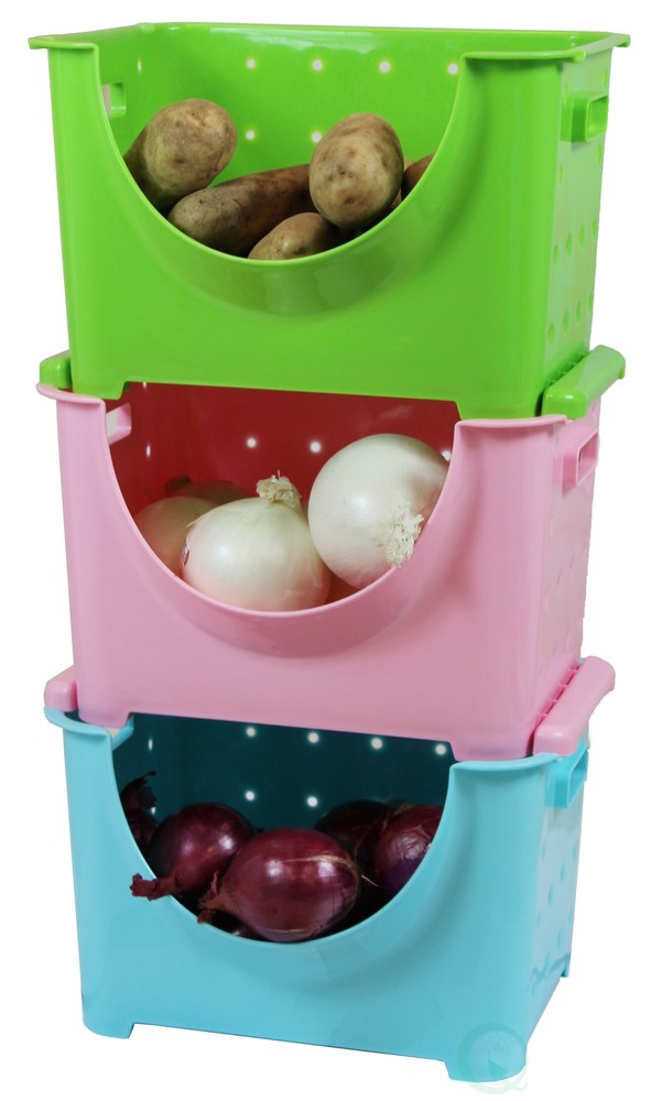 New Stackable Plastic Storage Container