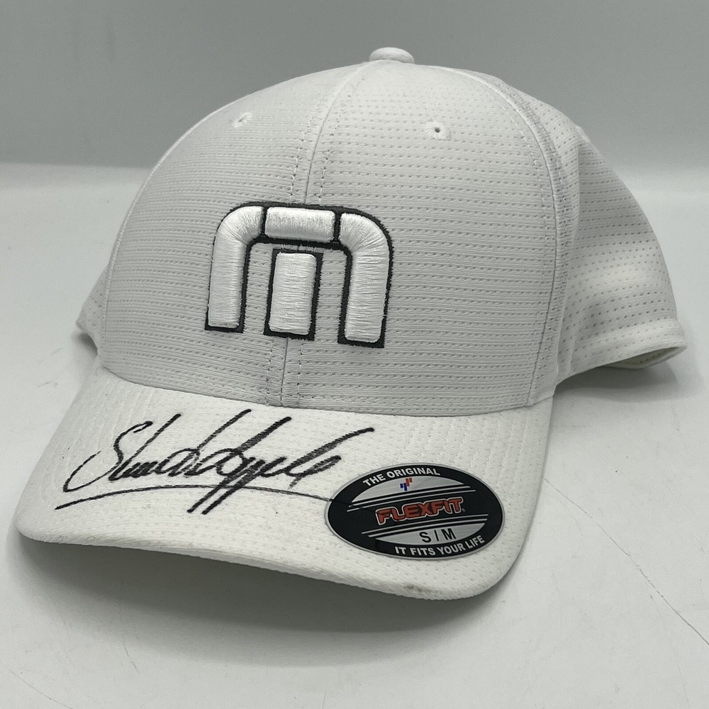 Stuart Appleby Signed Travis Mathew Hat Autograph White Golf Flexfit