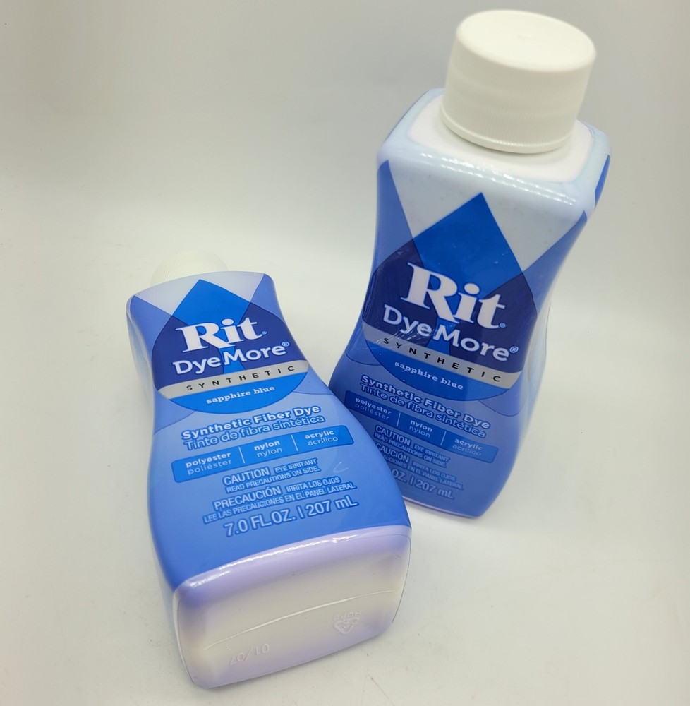 Rit DyeMore Liquid Fabric Dye, Sapphire Blue, 7-Ounce, 2-Pack