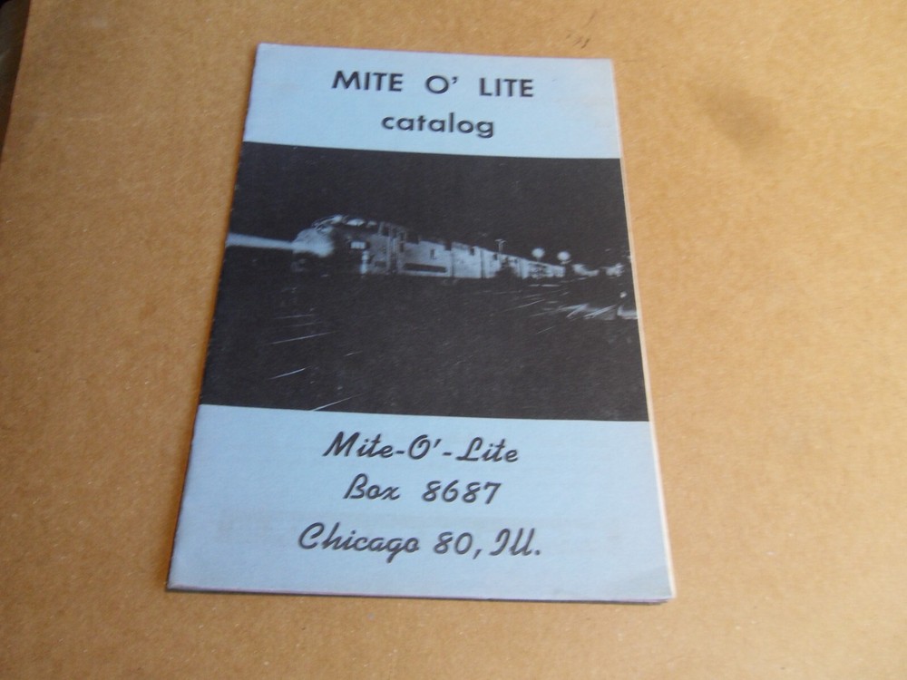Vintage Mail Out 1959 Mite O Lite Model Train Catalog