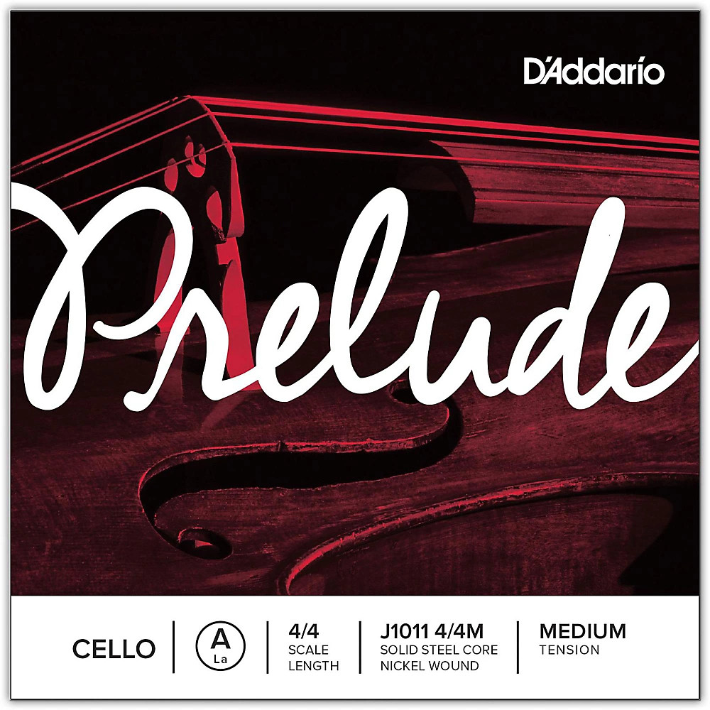D'Addario Prelude Cello A String  4/4 Size Medium