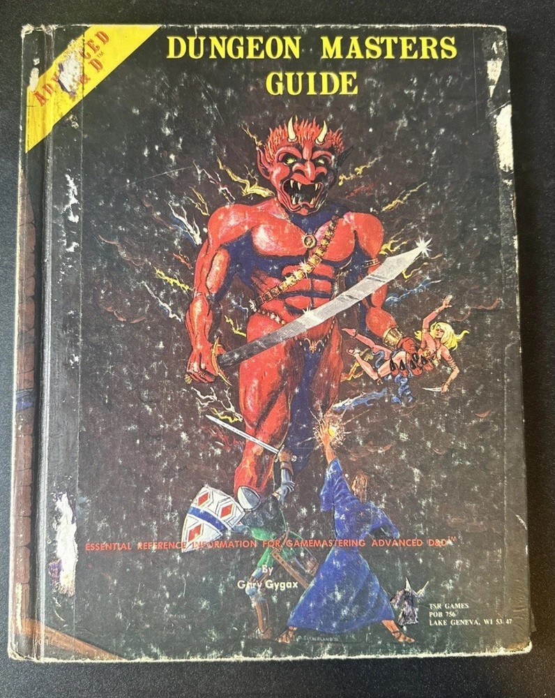 Vintage Advanced Dungeons & Dragons Dungeon Masters Guide Revised Edition 1979