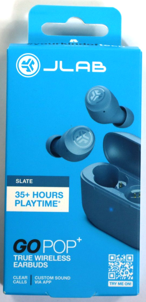 JLab Go POP True Wireless Earbuds - Blue