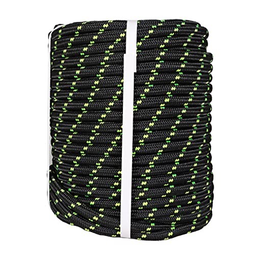1/2 Inch x 200 FT Double Braid Polyester Rigging Ropes,Nylon Pulling Rope