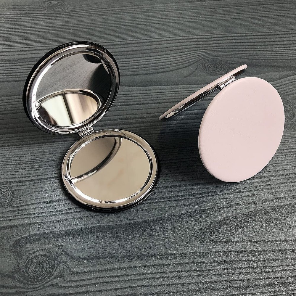 Zcooooool Makeup Mirror, 6.7 cm Round Folding Mirror, Professional Double-Sid...