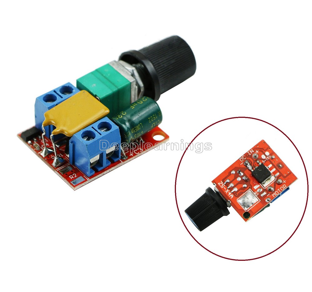 Mini DC 3V-35V 5A Motor PWM Speed Controller Speed Control Switch LED Dimmer NEW