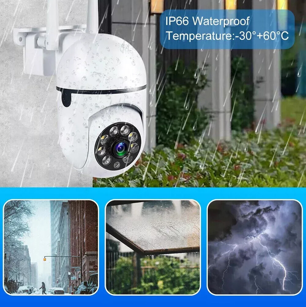 2-Pack Wireless 5G WiFi Security Camera System Smart Outdoor Night Vision 1080P