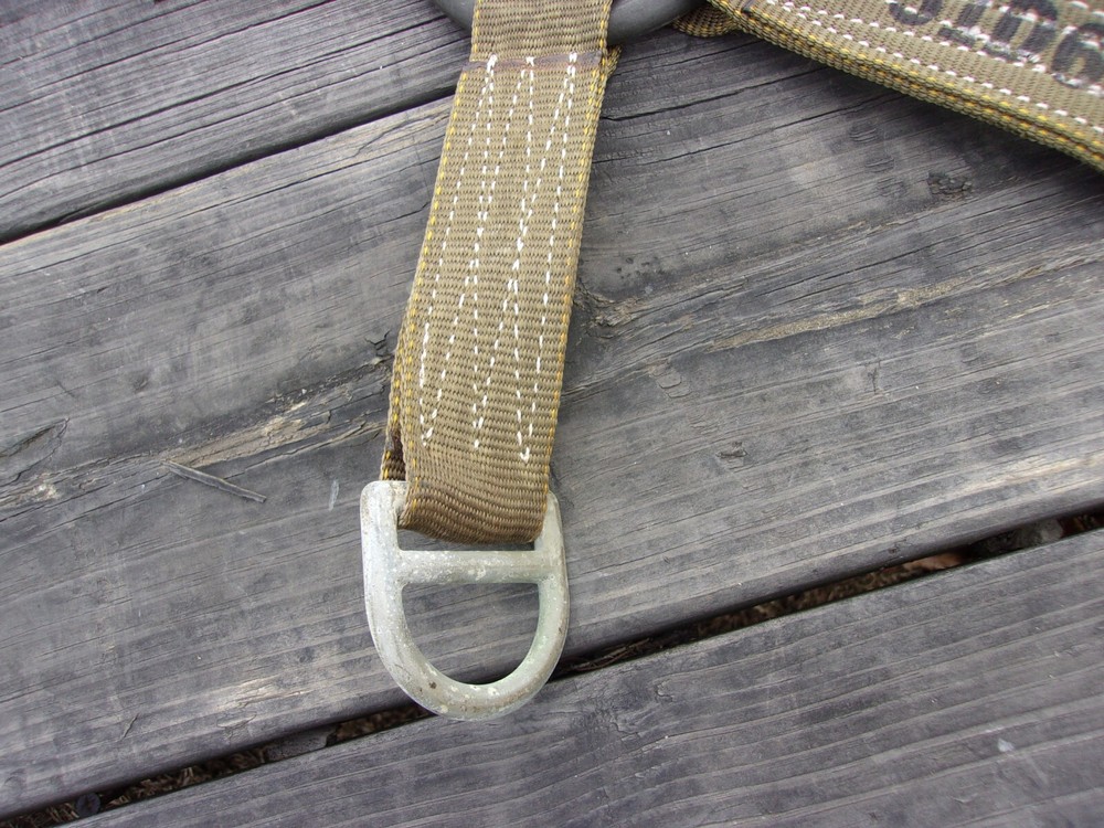 ONE..MILITARY SURPLUS A-21 CARGO BAG PARACHUTE AERIAL SLING D-RING STRAP US ARMY