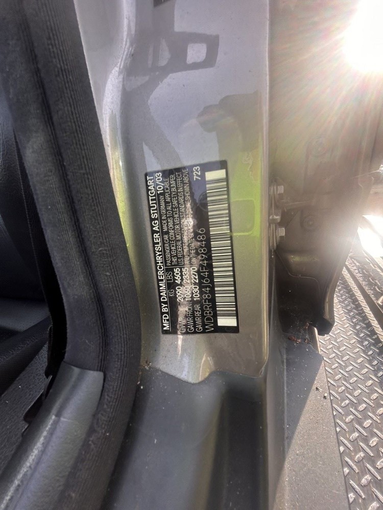 C320 2004 Rear View Mirror OEM