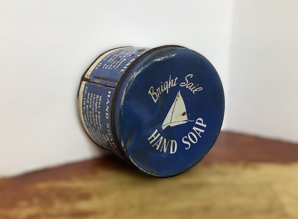 Vintage Bright Sail Hand Soap 16 oz. Can - Empty