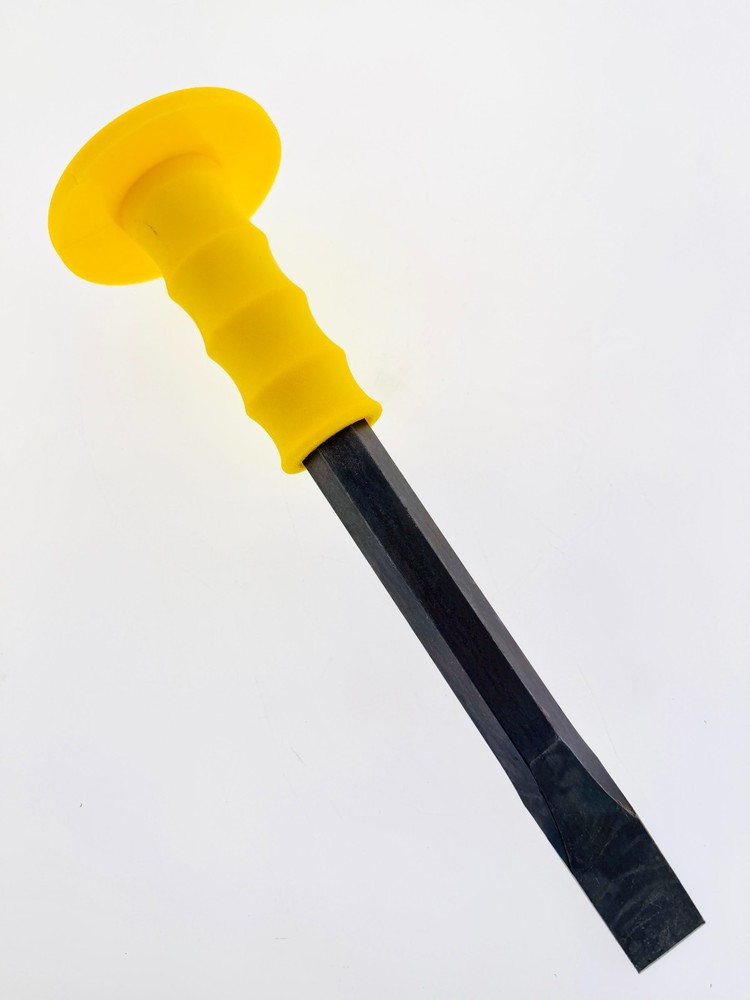 1" x 12" Long Flat Cold Chisel with Guard