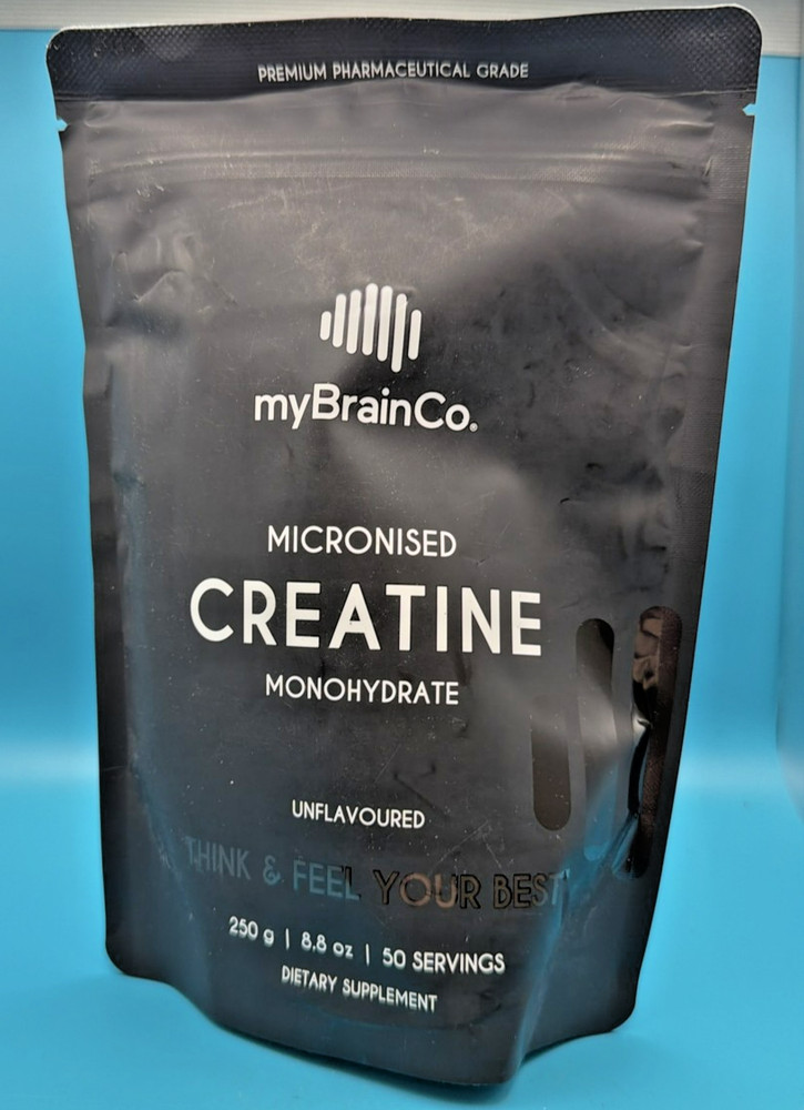 myBrainCo Micronized Creatine Monohydrate Unflavored 250g 50 Servings