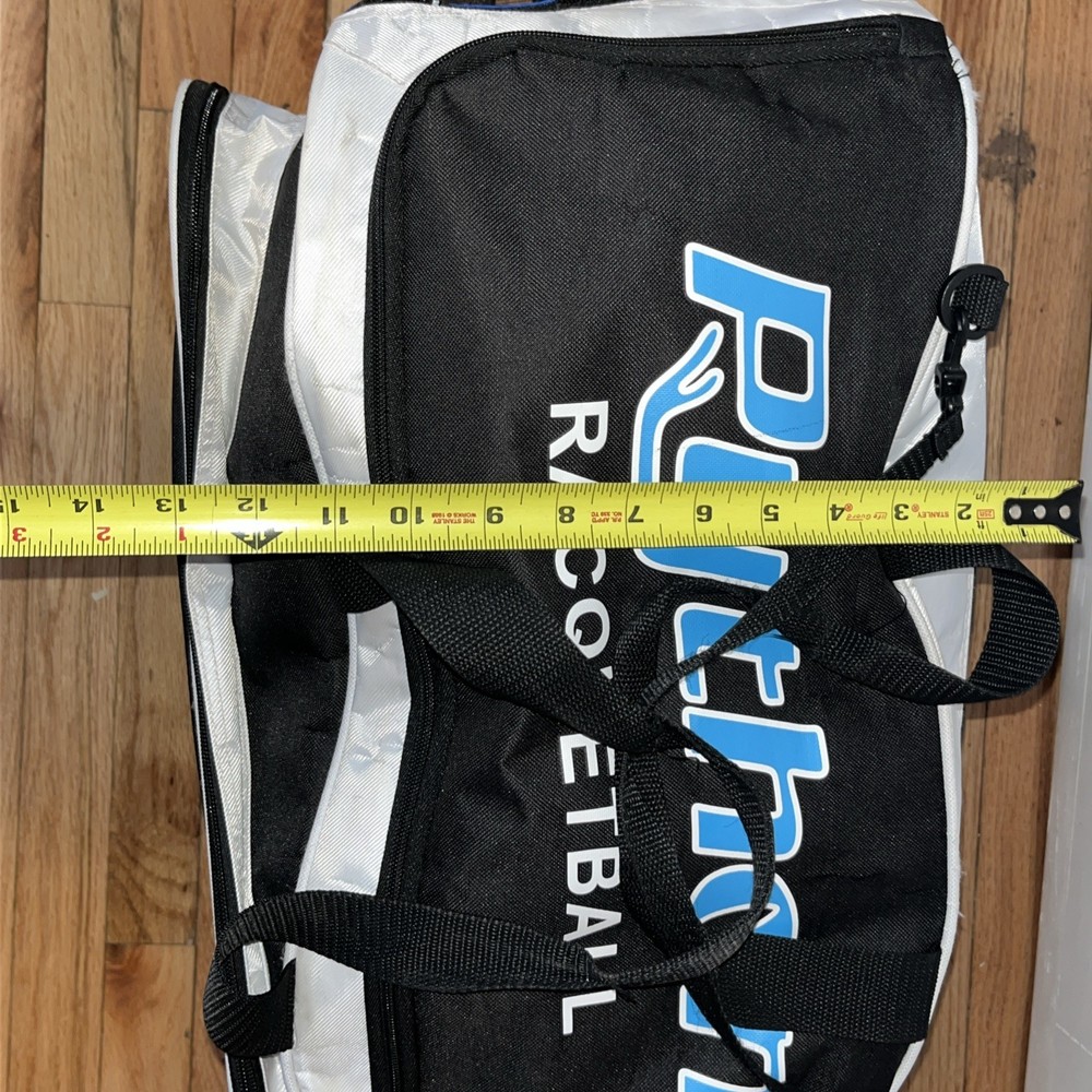 Python Deluxe "Club" Racquetball Bag (Black/Blue) Large No Shoulder Strap