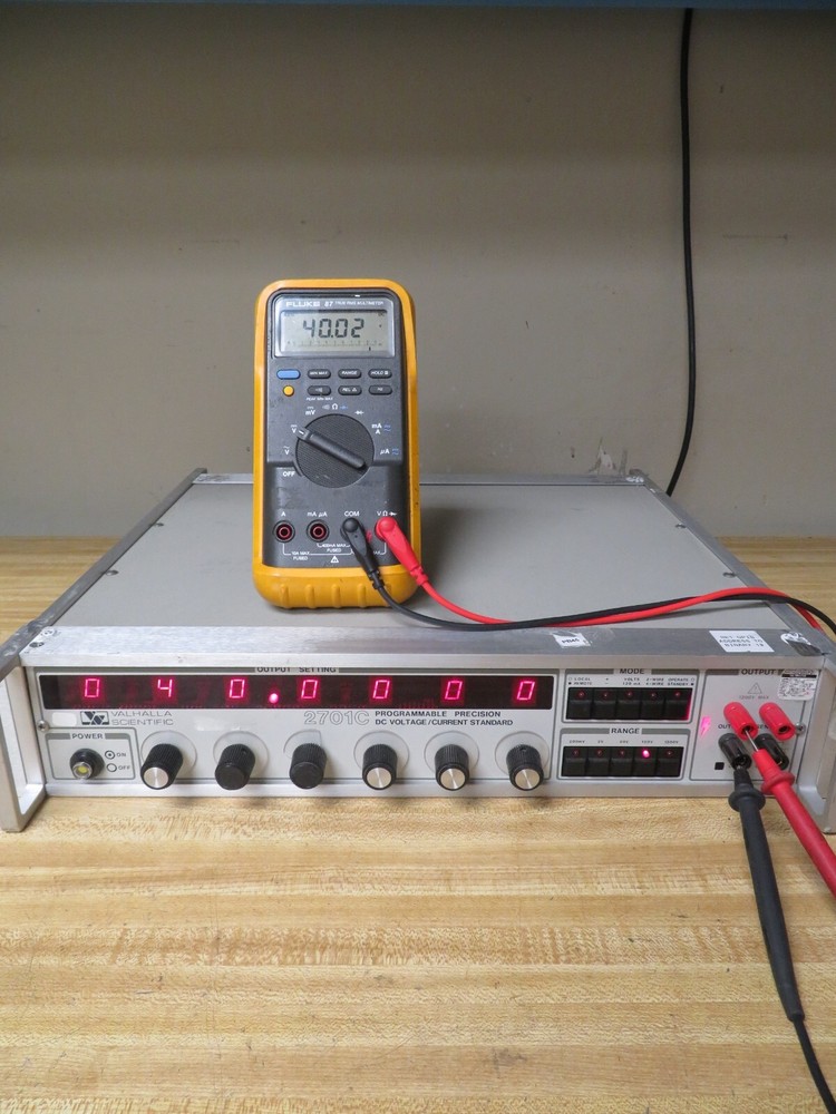 Valhalla 2701C LNF opt Programmable Precision DC Voltage/Current Standard PB45