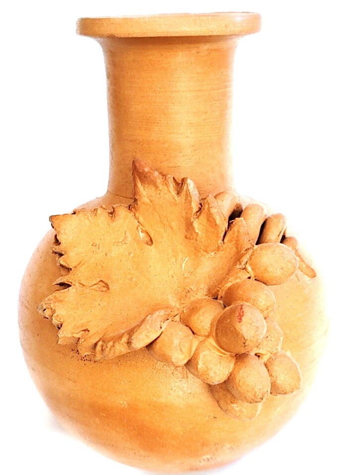 Unique 6" Pottery Clay Vase