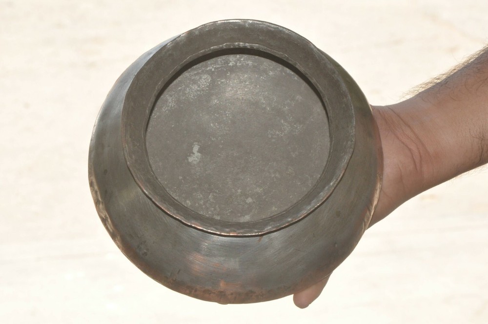 Old Copper Unique Shape Handcrafted Cooking Pot/Utensil/Kitchenware