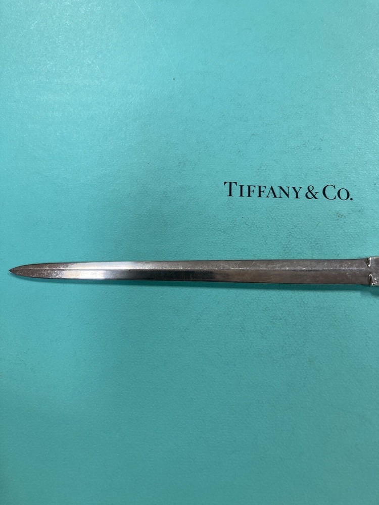 Tiffany & Co Sterling Silver Molten Texture Pattern Letter Opener 1971 Samorodok
