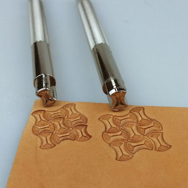 Stainless Steel leather craft Geometric Decorative frame pattern Stamp Tools DIY