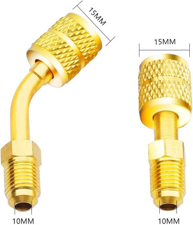 Brass HVAC R410A Adapter Kit, 4 pcs