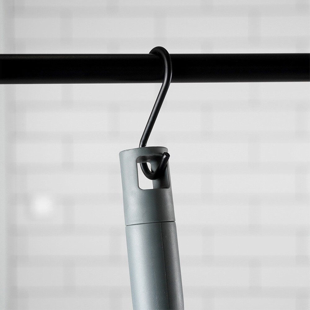 Telescopic dust brush, telescopic broom, cobweb cleaning, triangular, 140-327 cm