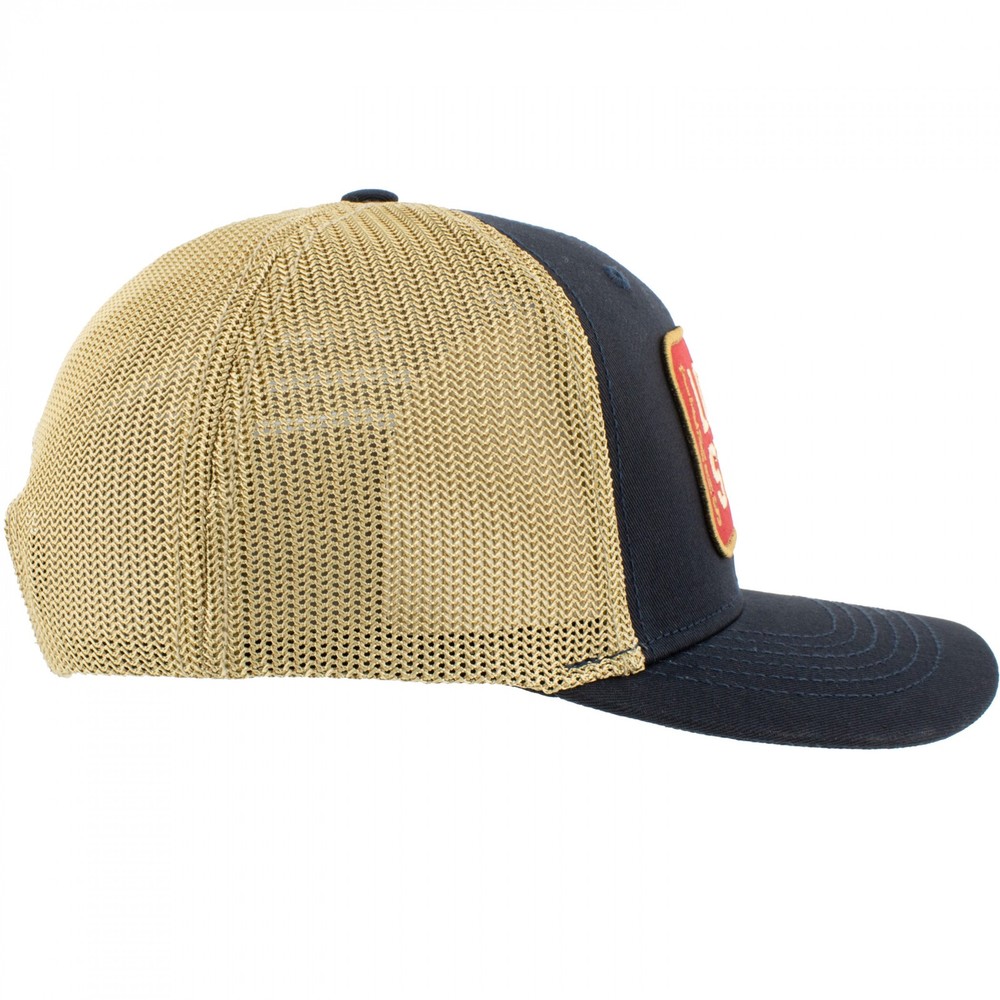 Lone Star Texas Beer Embroidered Twill Patch Adjustable Hat Black