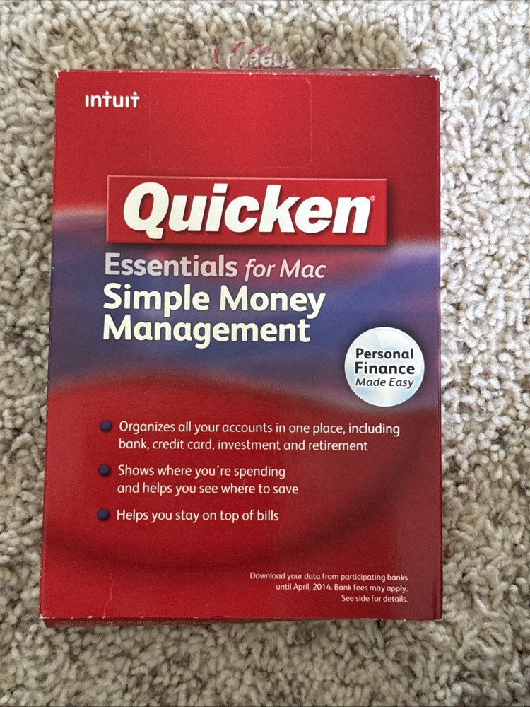 Quicken Essentials for Mac (2010 version)