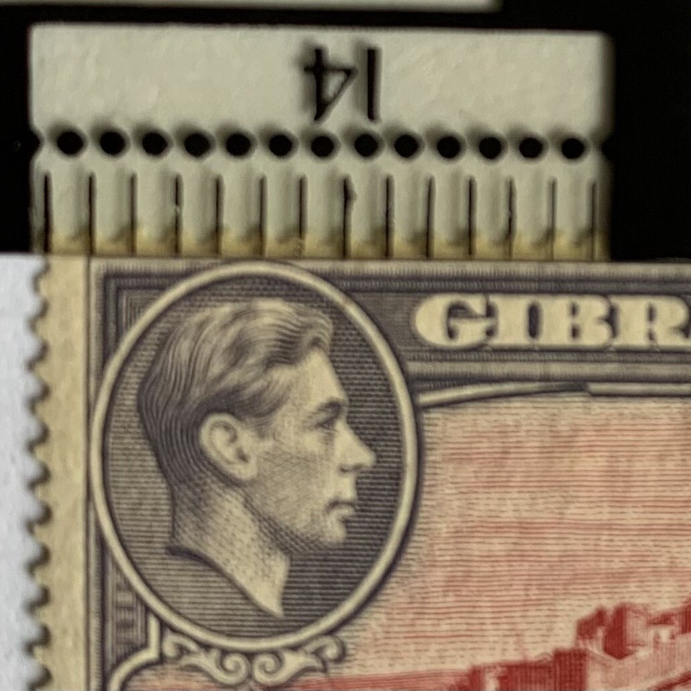 Gibraltar KGVI 6d Sg126a Perf 14 M/M